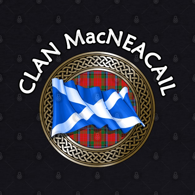 Clan MacNeacail Crest & Tartan Knot by Taylor'd Designs